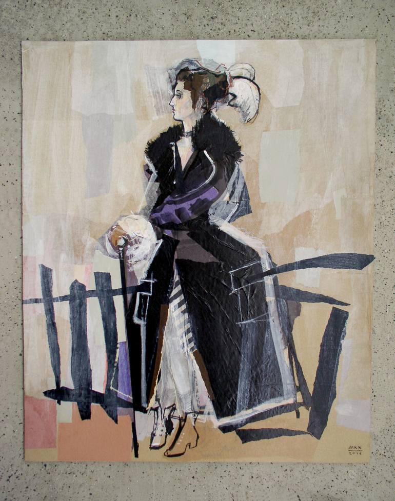 Original Street Art Fashion Collage by Maria Kleinschmidt