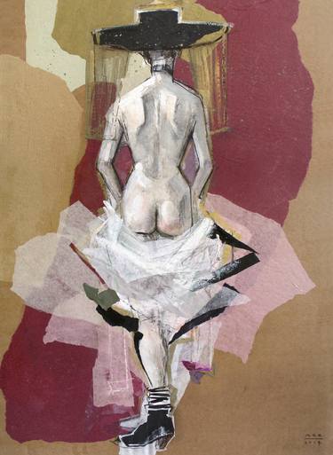Original Art Deco Nude Paintings by Maria Kleinschmidt