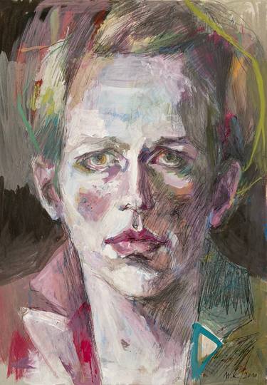 Print of Figurative Portrait Paintings by Maria Kleinschmidt