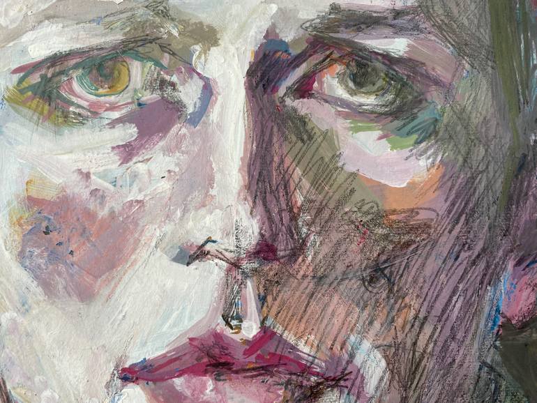 Original Figurative People Painting by Maria Kleinschmidt