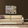 Flying Lady with beige sofa