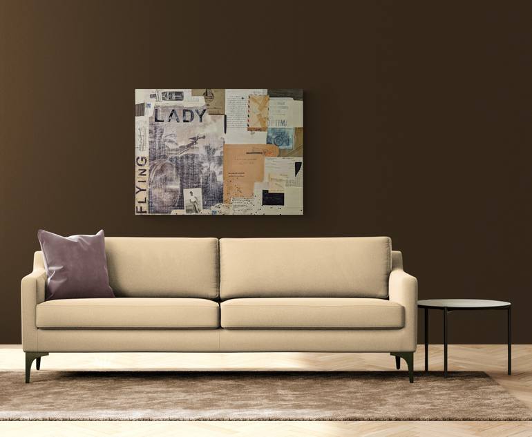 Original Art Deco Time Mixed Media by Rene Griffith