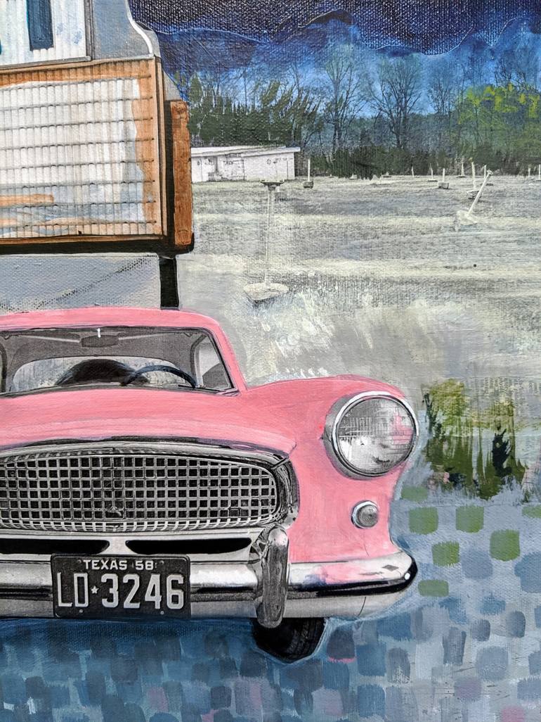 Original Expressionism Car Painting by Rene Griffith