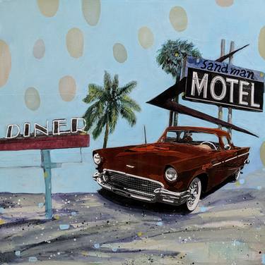 Original Expressionism Car Paintings by Rene Griffith