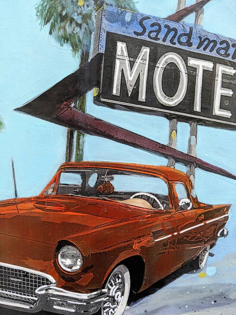 Original Car Painting by Rene Griffith