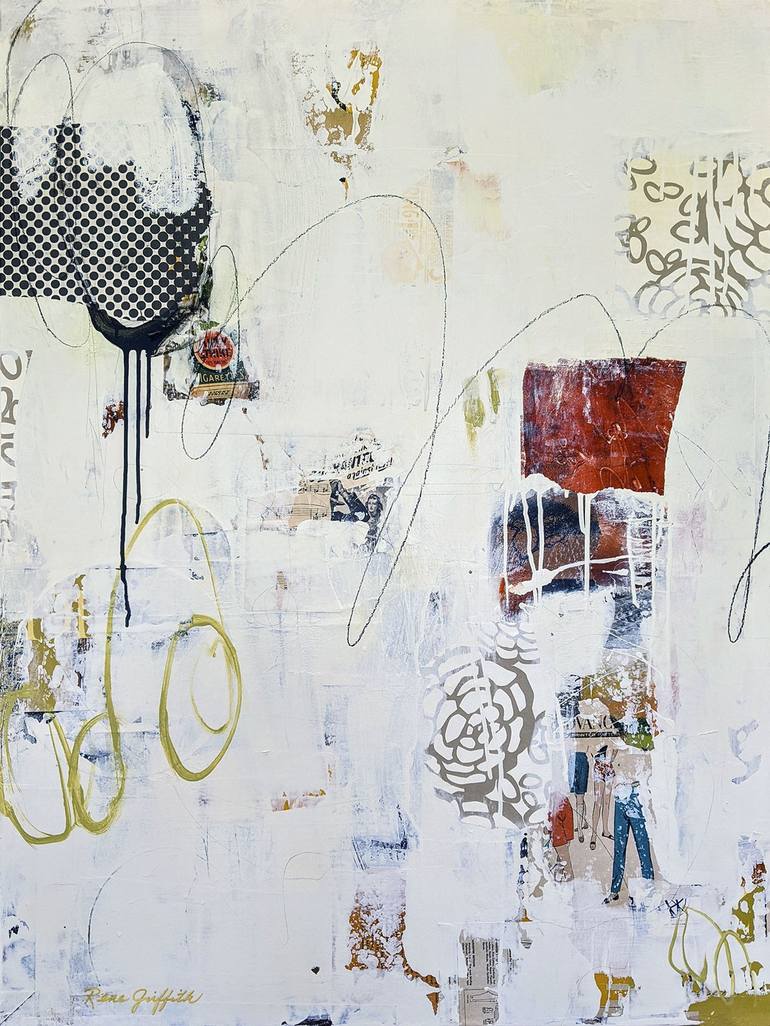 Original Abstract Expressionism Abstract Paintings by Rene Griffith