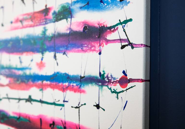 Original Abstract Expressionism Abstract Painting by Mila Morton