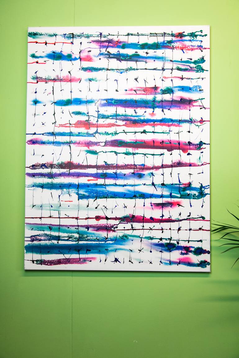 Original Abstract Expressionism Abstract Painting by Mila Morton