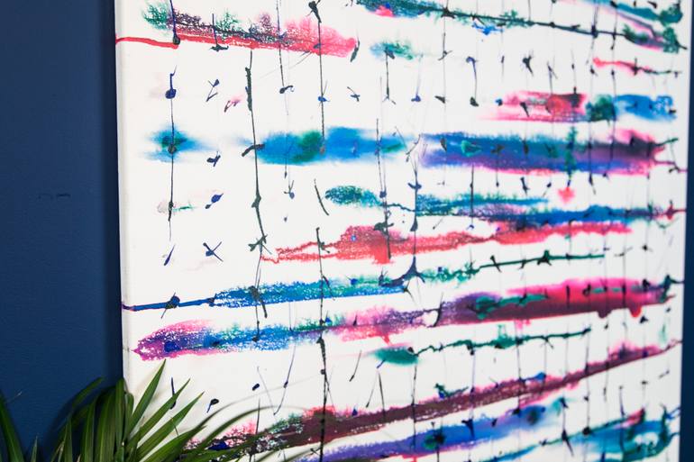 Original Abstract Expressionism Abstract Painting by Mila Morton
