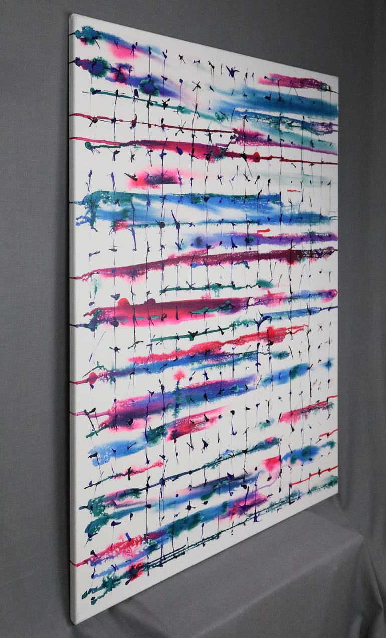 Original Abstract Expressionism Abstract Painting by Mila Morton