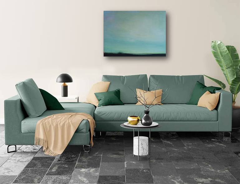 Original Abstract Landscape Painting by Mayumi Yamakawa