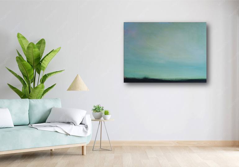 Original Abstract Landscape Painting by Mayumi Yamakawa