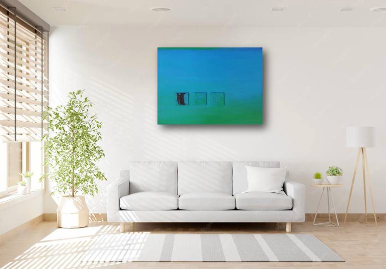 Original Abstract Expressionism Nature Painting by Mayumi Yamakawa