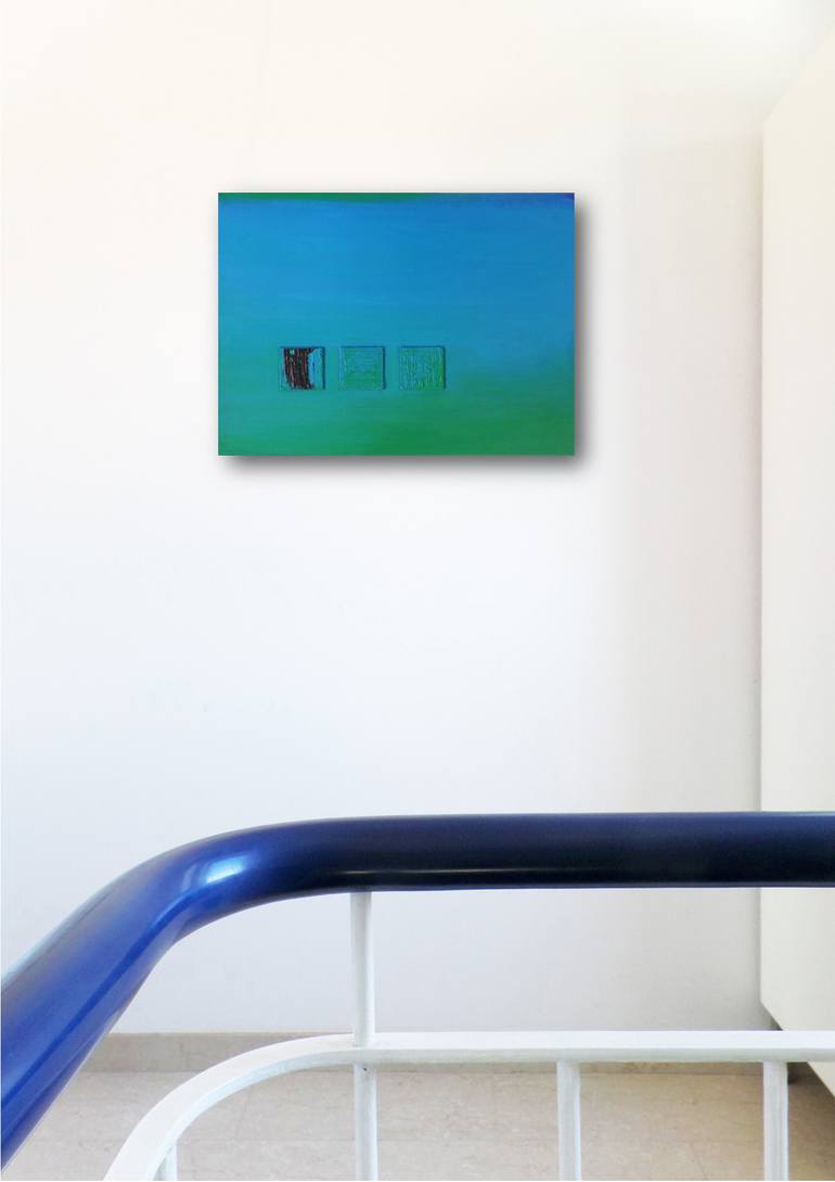 Original Abstract Expressionism Nature Painting by Mayumi Yamakawa