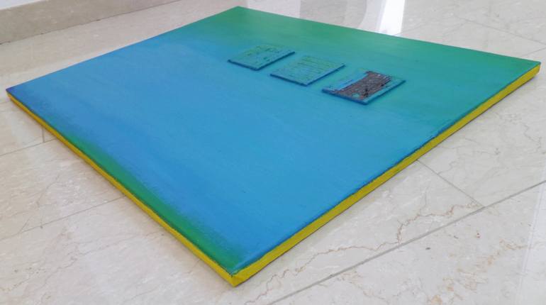 Original Abstract Expressionism Nature Painting by Mayumi Yamakawa