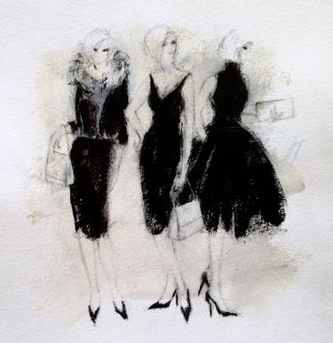 Print of Fashion Drawings by Andrea Stajan-Ferkul