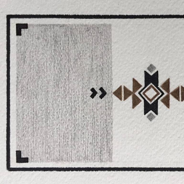 Original Abstract Geometric Drawing by Andrea Stajan-Ferkul