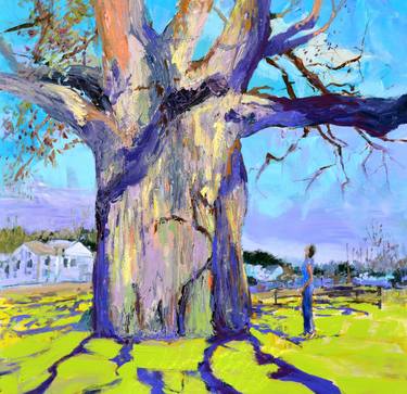 Print of Expressionism Tree Paintings by Andres Montiel