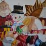 Christmas decorations on a white background
Matte varnish
Hanging hardware is included