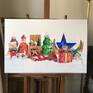 Christmas decorations on a white background
Hanging hardware is included
Matt varnish
Needs a frame