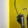 Smashed black cans with straws on a yellow background
Painted on a smooth canvas
Ready to hang, hanging hardware is provided
Framing is not necessary
Matt varnish