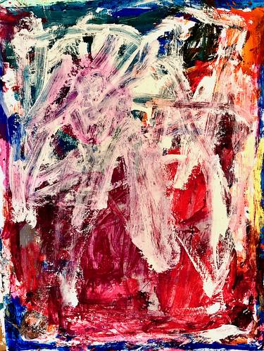 Original Abstract Expressionism Abstract Paintings by Chuck Greatrex