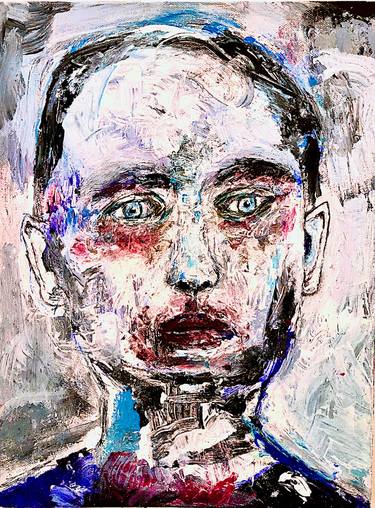 Original Fine Art Abstract Painting by Chuck Greatrex