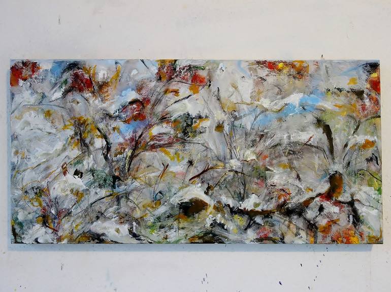 Original Abstract Expressionism Abstract Painting by Emily Puetter