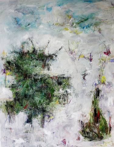 Original Abstract Expressionism Abstract Paintings by Emily Puetter