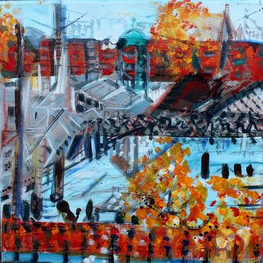 Original Impressionism Cities Paintings by Emily Puetter