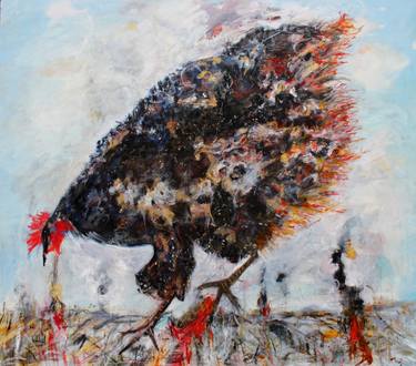 Original Expressionism Animal Paintings by Emily Puetter