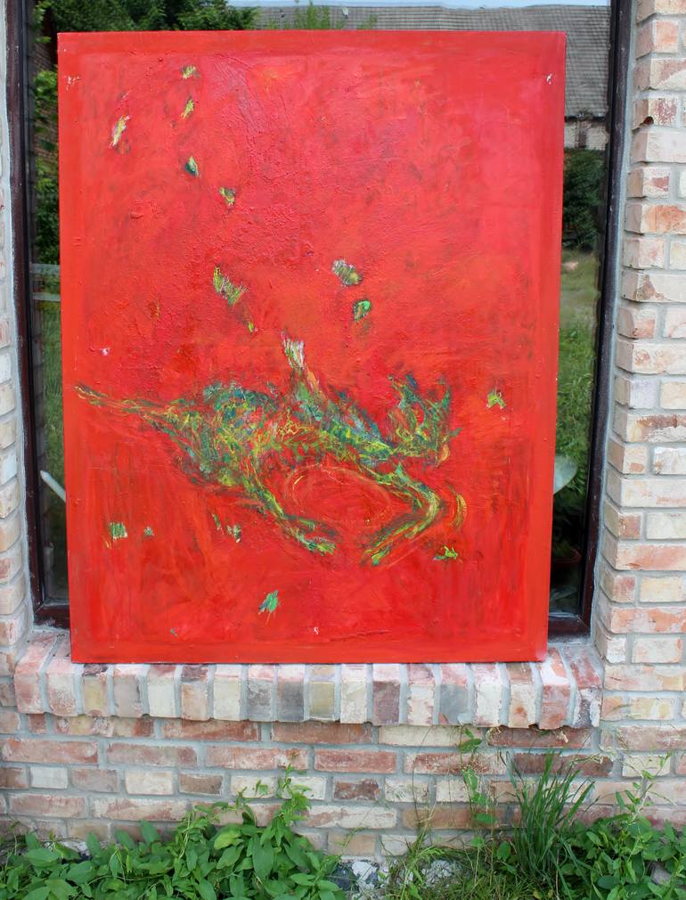 Original Documentary Animal Painting by Emily Puetter