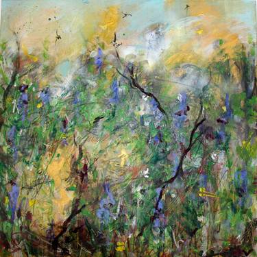 Original Abstract Expressionism Botanic Paintings by Emily Puetter