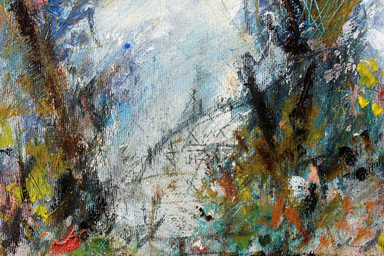 Original Abstract Expressionism Landscape Painting by Emily Puetter