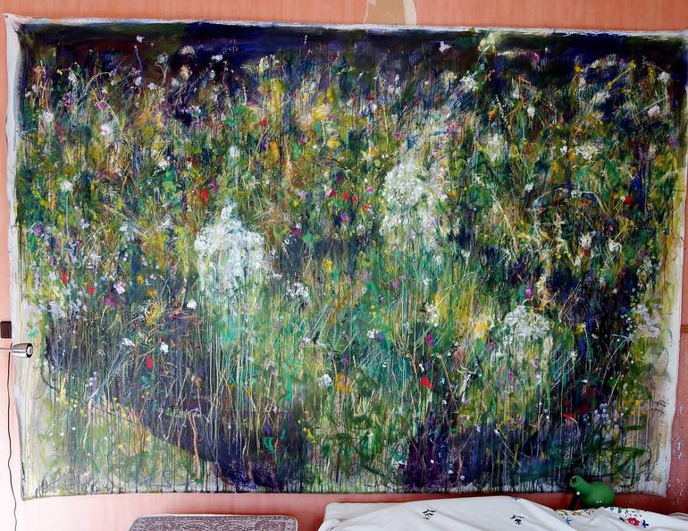 Original Abstract Expressionism Nature Painting by Emily Puetter