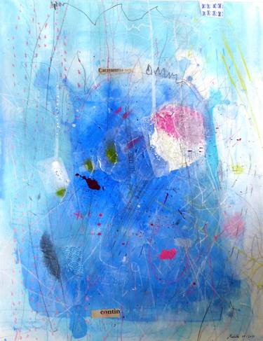 Original Abstract Expressionism Abstract Drawing by Kati Bremme