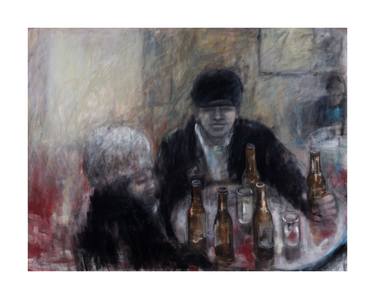 Original Impressionism Men Paintings by Tracy Ostmann Haschke