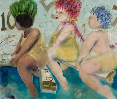 Original Pop Art Women Paintings by Tracy Ostmann Haschke