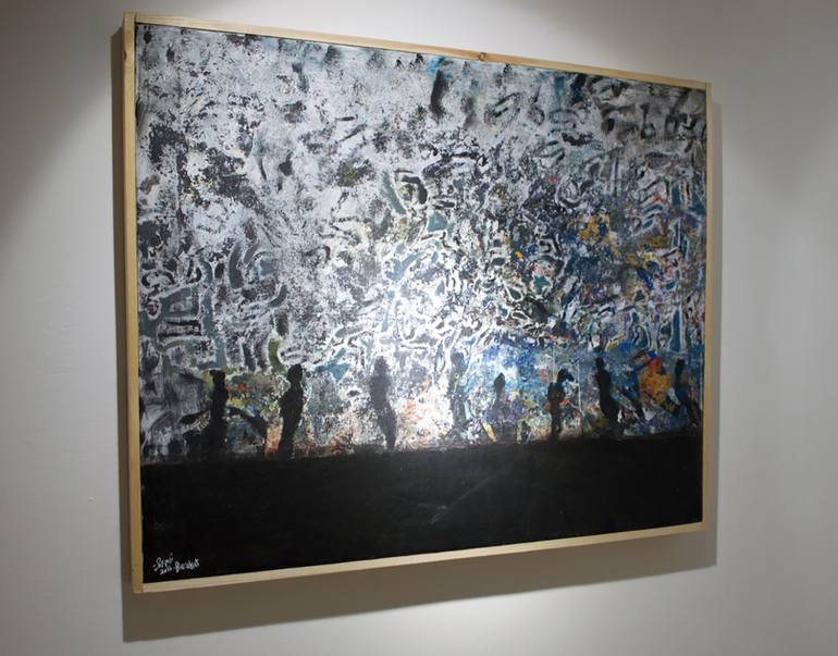 Original Modernism Abstract Painting by Zawyeh Gallery