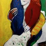 Original Acrylic on Cardboard 