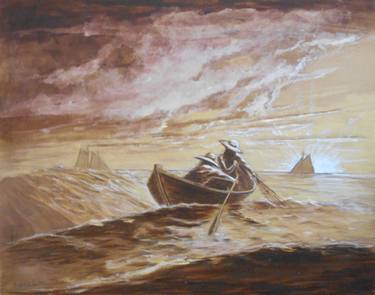 Original Expressionism Seascape Paintings by Ken Keith