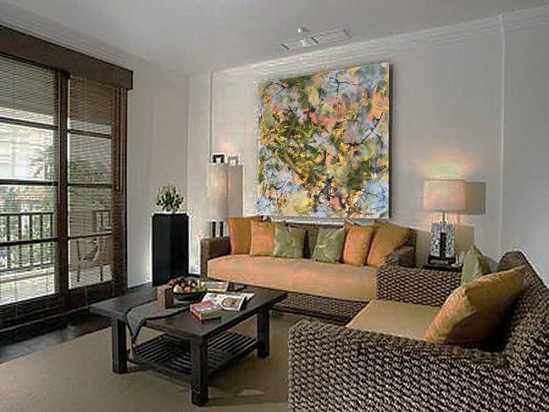 Original Abstract Expressionism Abstract Painting by David Skillicorn