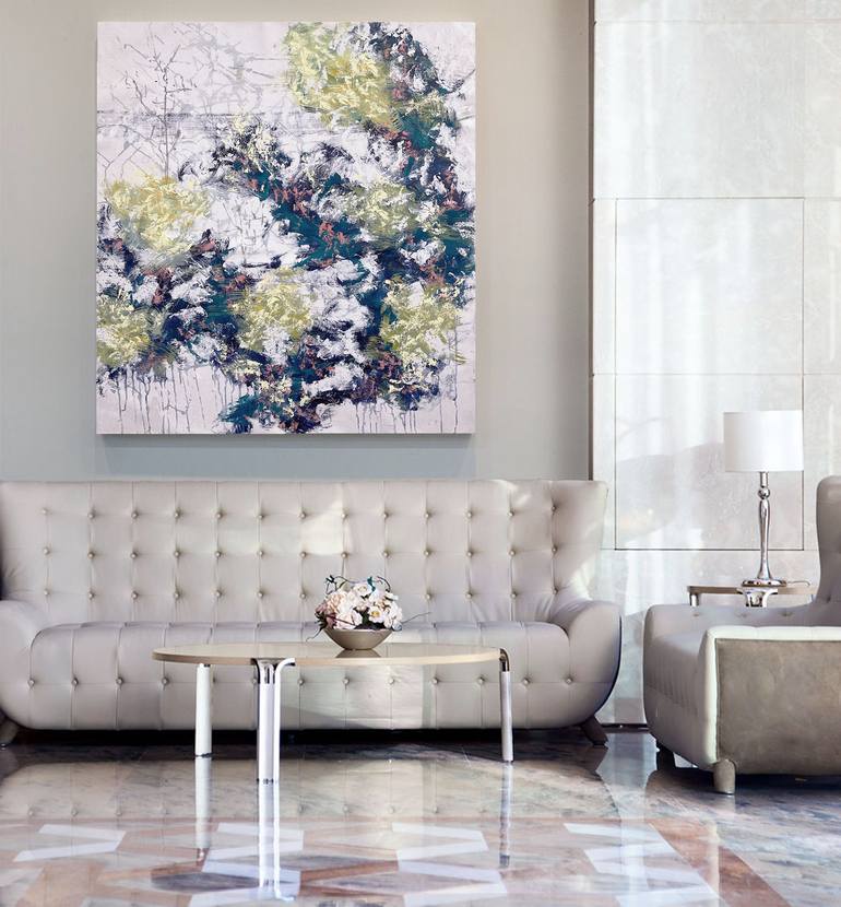 Original Abstract Expressionism Abstract Painting by David Skillicorn