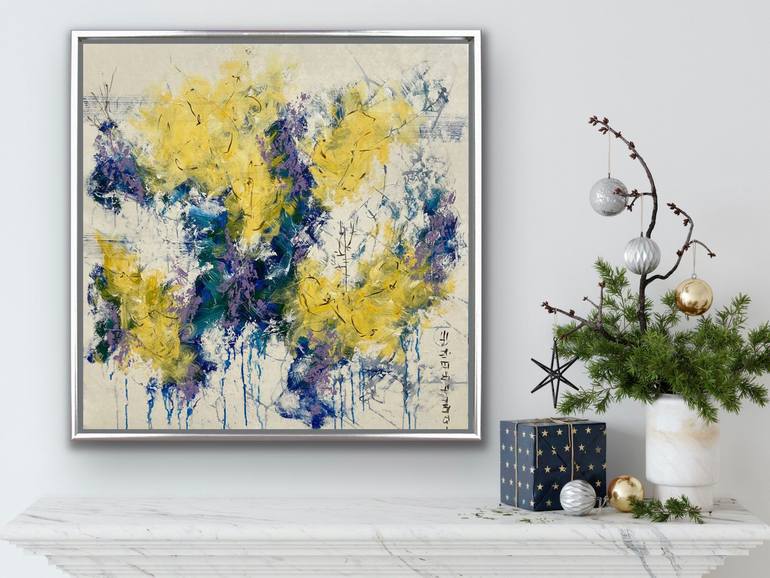 Original Abstract Expressionism Abstract Painting by David Skillicorn