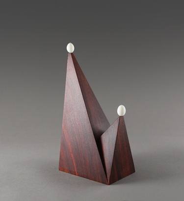 Original Abstract Geometric Sculpture by Larisa Safaryan