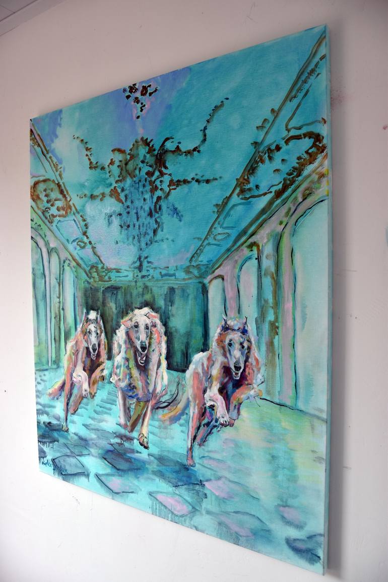 Original Figurative Animal Painting by Mieke Jonker