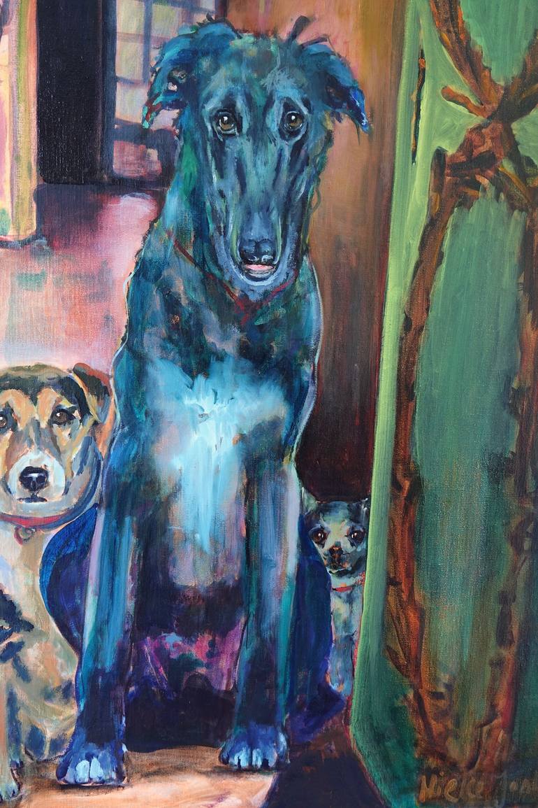 Original Figurative Animal Painting by Mieke Jonker