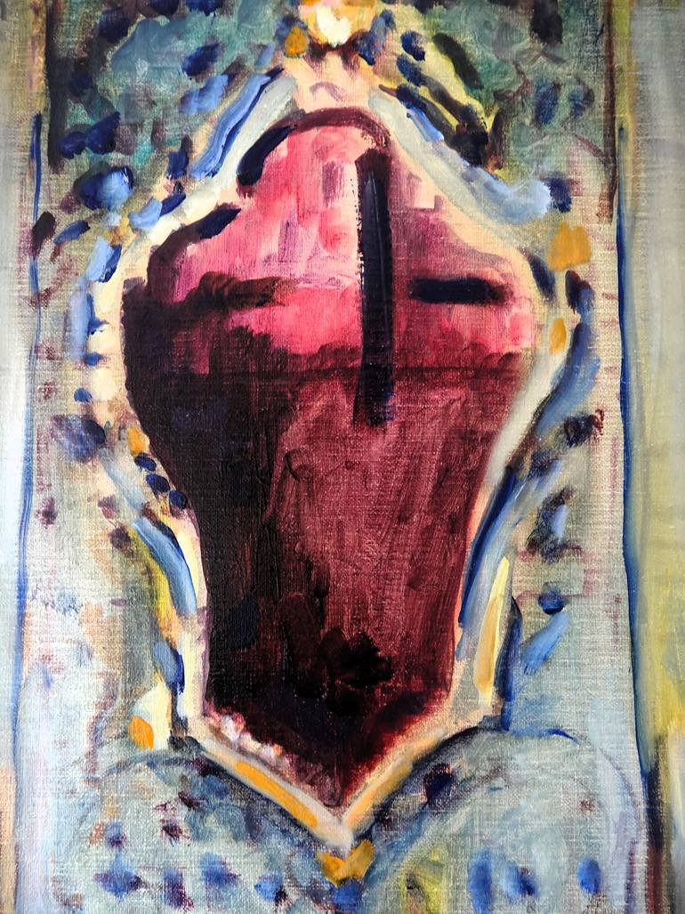 Original Baroque Home Painting by Mieke Jonker