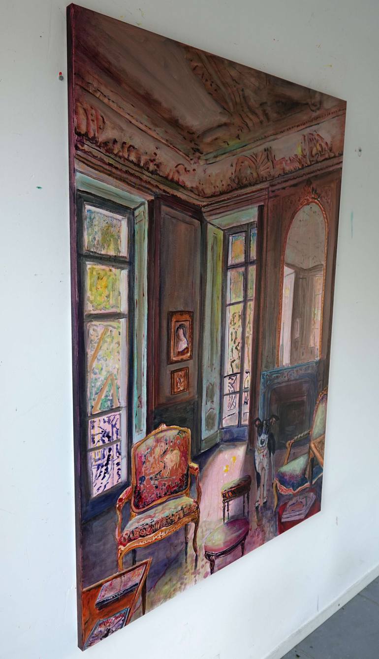 Original Baroque Home Painting by Mieke Jonker