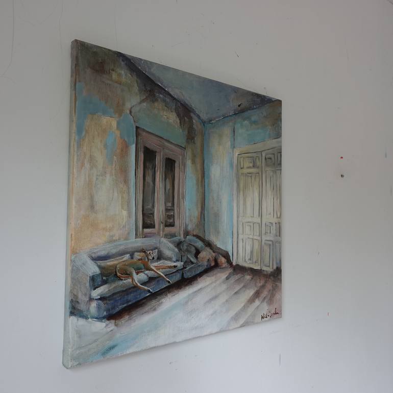 Original Interiors Painting by Mieke Jonker